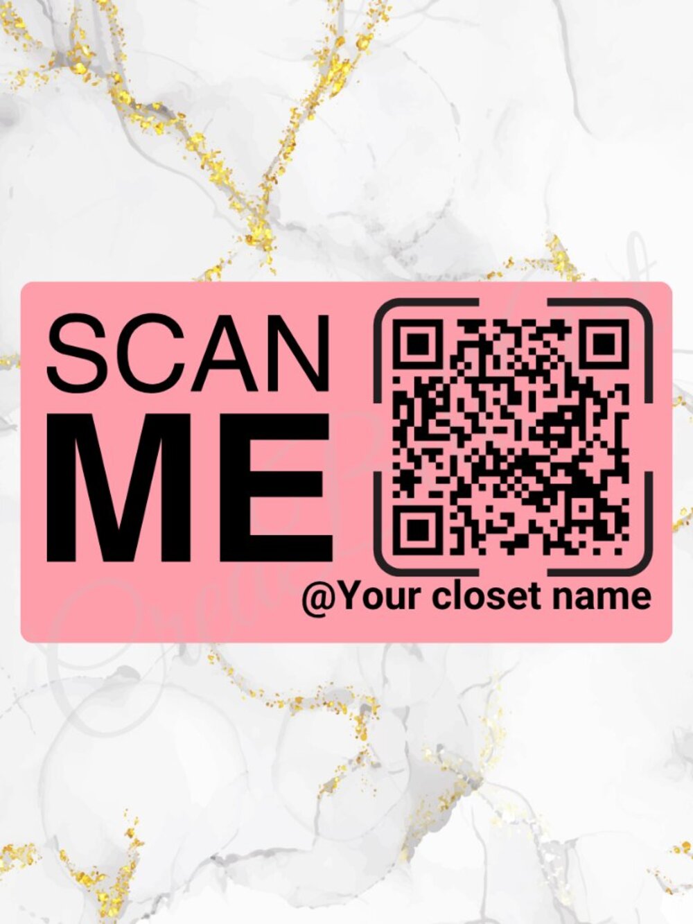 100 Thank you Stickers for Packaging Customizable QR | Small Business Labels - Picture 4 of 10